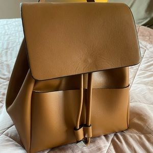 ZARA brown/tan backpack